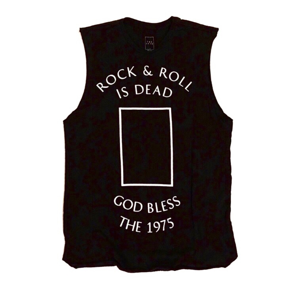 Rock & Roll Is Dead God Bless The 1975 Tank Top